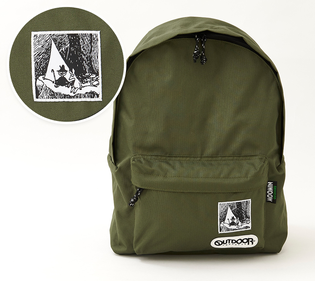 ムーミン Outdoor Productsデイバッグ Moomin Outdoors オリーブグリーン 2150 ムーミン公式オンラインショップpeikko