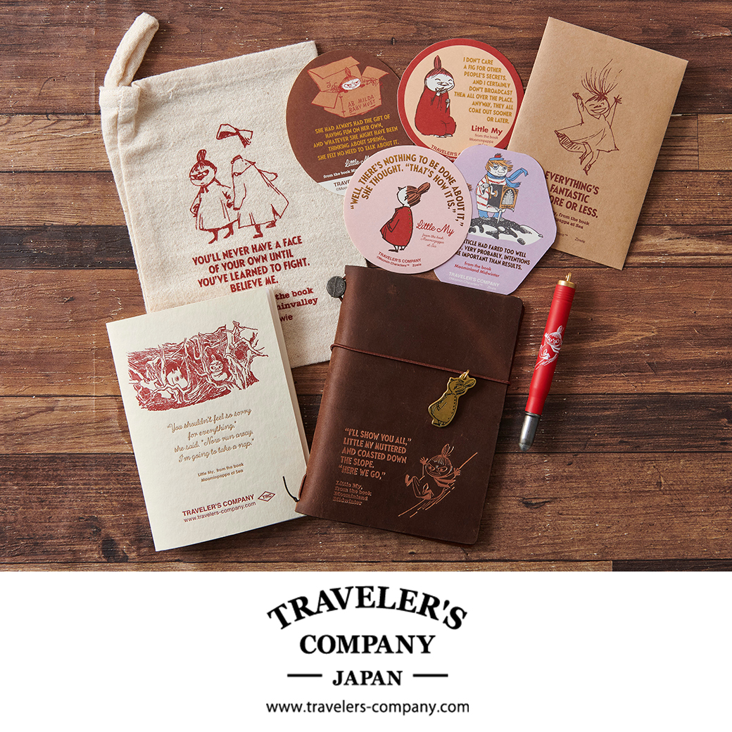 ムーミン】TRAVELER'S COMPANY トラベラーズノート パスポートサイズ