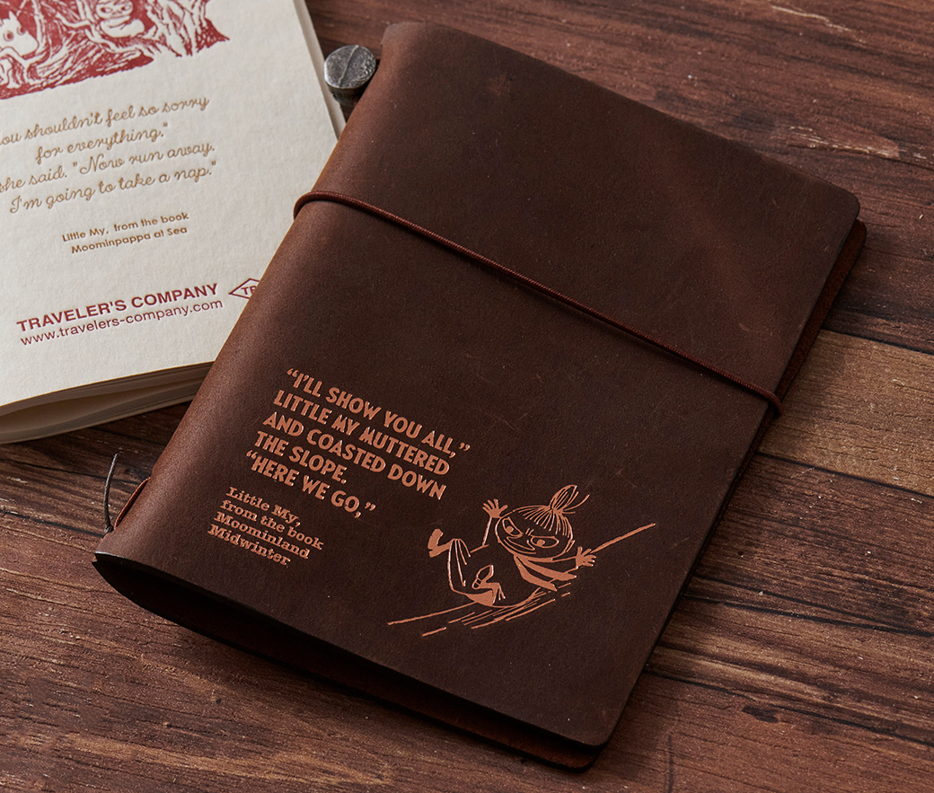 トラベラーズノート　パスポートサイズ　限定セット　MOOMIN リトルミイ ノート/メモ帳 最上の品質な